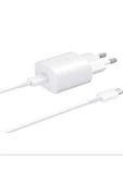 Samsung A20 / A30 / A50 / A70 / M20 / M23 / M51 Type-c 25w Orjinal Hızlı Şarj Aleti Cihazı Beyaz (kutulu) thumbnail 5