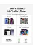 WCA011 65W USB-C PPS PD Şarj Cihazı, Beyaz thumbnail 6