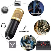 V8s Canlı yayın seti Ses Kartı Kondenser mikrofon Bluetooth thumbnail 5