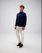 Ellesse EM633-NV Erkek Polo Yaka Lacivert Sweat thumbnail 2
