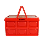 Katlanabilir Piknik Sepeti - Orcamp - Porto - 50 Lt - Kırmızı - (OUT-3580) thumbnail 1