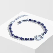 Deniz Çapası Lapis Çelik Erkek Bileklik thumbnail 1