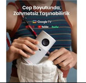 Anker Nebula Capsule Air 150 Lümen HD Wi-Fi Google Taşınabilir Mini Projeksiyon Cihazı thumbnail 3