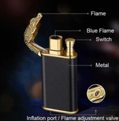 Kişiye Özel Mesajlı Ejderha Alevli Lüx Çakmak thumbnail 2