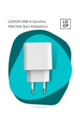 LOOOP Tüm Telefonlar Için 10w Uyumlu Hızlı Şarj Adaptörü Usb-a Outos thumbnail 2