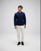 Ellesse EM633-NV Erkek Polo Yaka Lacivert Sweat thumbnail 1