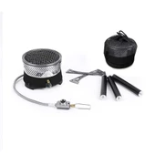 Portatif Kamp Sobası - Zenith - Orcamp - Siyah - (OUT-4701) thumbnail 2