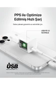 BoostCharge USB-C 25 W PD 3.0 PPS Hızlı Şarj Cihazı, Beyaz thumbnail 2