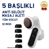 Kadınlara Özel Antiselülit Masaj Cihazı – Vücut Şekillendirici İncelme Masaj Aleti Spa (5-in-1, Şarjlı) thumbnail 1