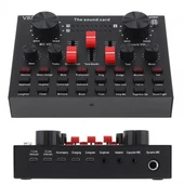 V8s Canlı yayın seti Ses Kartı Kondenser mikrofon Bluetooth thumbnail 3