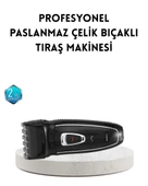 Unisex Şarjlı Saç ve Sakal Kesme Makinesi – Sessiz Motor, 1–12 mm Ayarlanabilir Başlık thumbnail 1
