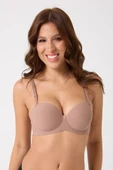 leswear Double Pushup Lazer Kesim Sütyen Dikişsiz Iz Bırakmaz B Cup Dolgulu thumbnail 7