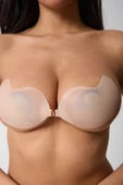 leswear Yapışkanlı Göğüs Bandı Silikon Sütyen Ten Rengi Göğüs Dikleştirici Göğüs Ucu Kapatıcı thumbnail 1