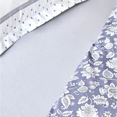 KARACA CELERİNA TEK KİŞİLİK NEVRESİM TAKIMI MAVİ thumbnail 5