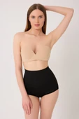 leswear Yüksek Bel Slip Seamless Korse Basen Toparlayıcı Bel İnceltici Kalça Sıkılaştırıcı thumbnail 1