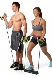 Revoflex Xtreme Tekerlekli Egzersiz Spor Aleti Lastikli Karın Kası Göbek Eritme Tekerleği Zayıflama - 4