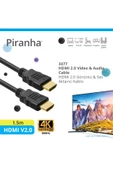 3377 HDMI Kablo 1.5m 4K Ultra HD 60Hz thumbnail 1
