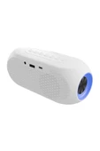 AS-W6 1200mAh 5W Beyaz Bluetooth-Aux-Derece-Usb Double Alarmlı Saat Speaker thumbnail 3