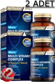 Nutraxin Multivitamin Mineral Complex Erkek 60 Tablet 2 Adet thumbnail 1