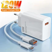 120W Turbo Saniye Göstergeli Hızlı Şarj Aleti Adaptör Kablo Set (MARKASİZ) thumbnail 5