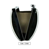 Erkan Saçmacı Platin Ayna Metal Saplı Zincirli Abiye El Çantası thumbnail 6