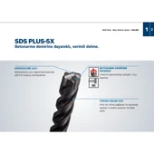 Bosch SDS Plus-5X Dört Elmaslı 8 x 160 mm Matkap Ucu 2608706891 thumbnail 2