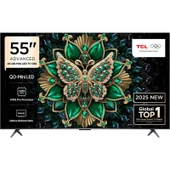 TCL 55C6K 55'' 139 Ekran Uydu Alıcılı 4K Ultra HD MiniLED Google TV thumbnail 1
