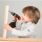 Smoby Black + Decker Oyuncak Elektrikli Matkap thumbnail 2