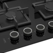 Ferre FryArt&SilentArt ZIFO Sessiz Yeni Seri Siyah Ankastre Set (D063-SA + QXE62CS + SC405-WFA wok) thumbnail 6