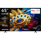 TCL 65C655 65'' 164 Ekran Uydu Alıcılı 4K Ultra HD Google QLED TV thumbnail 1