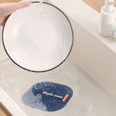 Süzgeçli Lavabo Gider Koruyucu Mat Gri thumbnail 3