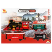 Suncon Sesli ve Işıklı Klasik Tren Seti 16 Parça thumbnail 5