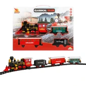 Suncon Sesli ve Işıklı Klasik Tren Seti 16 Parça thumbnail 1