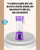 Mini Taşınabilir Blender 380ml USB Şarjlı Detoks Smoothie Hazırlayıcı thumbnail 1