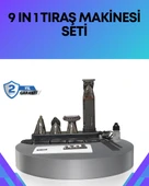 Çok Fonksiyonlu 9’u 1 Arada Tıraş Makinesi Şarjlı Saç Sakal Düzeltici thumbnail 1