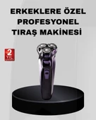 Profesyonel Şarjlı Tıraş Makinesi Ayarlanabilir Başlıklı Kablosuz thumbnail 1