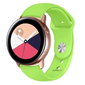 Huawei Watch Ultimate – Watch Buds 22mm Uyumlu PureLux Soft Silikon Kordon  Lavanta thumbnail 6