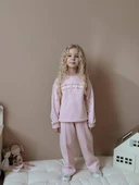 KIZ ÇOCUK GENİŞ PAÇA EŞOFMAN TAKIMI thumbnail 4