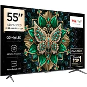 TCL 55C6K 55'' 139 Ekran Uydu Alıcılı 4K Ultra HD MiniLED Google TV thumbnail 2