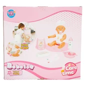 Dollz n More Bebelou Sesli Care Time Oyun Seti 32 Cm Mavi thumbnail 10