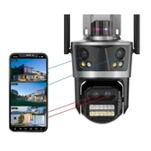 CMR57 Akıllı WiFi Güvenlik Kamerası – Ultra Net Gece Görüşü, 360° Otomatik Takip, Hareket Algılama, Çift Yönlü Ses, Bulut ve SD Kart Destekli Akıllı Kamera Sistemi thumbnail 5