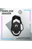 logitech G G502 X Plus Kablosuz HERO 25K Sensörlü RGB Aydınlatmalı Oyuncu Mouse, Siyah 910-006163 thumbnail 4