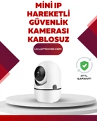 Full HD 1080P Kablosuz Güvenlik Kamerası – Hareket Takip, Gece Görüşü ve İki Yönlü Ses Özellikli thumbnail 1