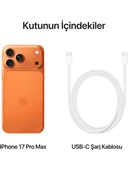 Apple iPhone 17 Pro Max 256 GB Kozmik Turuncu (Apple Türkiye Garantili) thumbnail 3