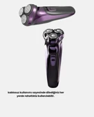 Şarjlı Saç ve Sakal Tıraş Makinesi Kablosuz Kompakt Tasarımlı thumbnail 3