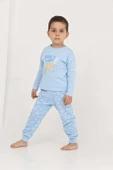 Toontoy Erkek Çocuk Kaplumbağa Baskılı Pijama Takım thumbnail 5