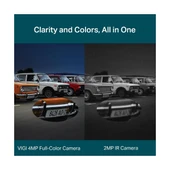 TP-Link VIGI C240 (2,8mm) 4MP Full-Color Dome IP Kamera / H.265+, PoE/DC, IP67, Dahili Mikrofon ve Hoparlör, SD, LED thumbnail 4