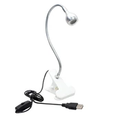 Powermaster PM-20042 COB LED Akrobat Mandallı USB 6500K Beyaz Masa Lambası thumbnail 1