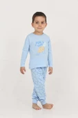 Toontoy Erkek Çocuk Kaplumbağa Baskılı Pijama Takım thumbnail 6
