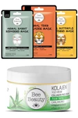 Bee Beauty Aloe Vera Kolajen Yüz Kremi 50 ml Animal Kağıt Maske Set 3 X 25 Gr thumbnail 1